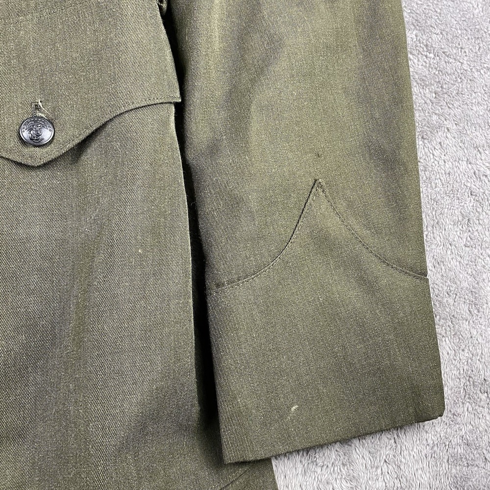 Defense Logistics Agency Button Up Uniform Jacket Mens‎ 40 R Green - Picture 5 of 16